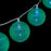 LED-Kugel-Girlande Ø 5 cm 2 m grün