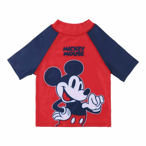 Bade-T-Shirt Mickey Mouse Rot