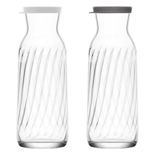 Glas-Flasche LAV 1,2 L mit Deckel