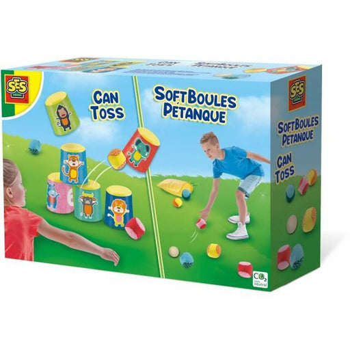 Geschicklichkeitsspiel SES Creative Chamboule-tout and soft petanque balls