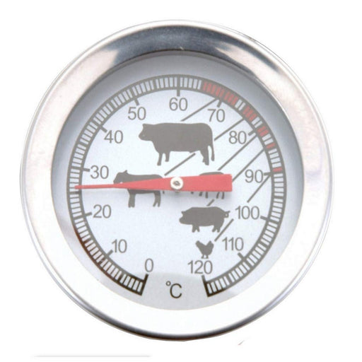 Fleisch-Thermometer 10 x 10 x 5 cm Edelstahl