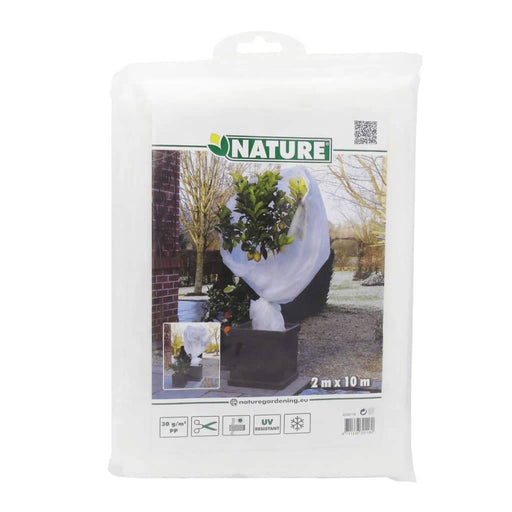 Schutzplane Nature 6030118 Weiß Polypropylen Kunststoff 2 x 10 m