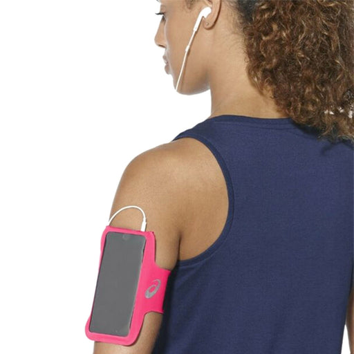 Sportarmband mit Kopfhörerausgang Asics MP3 Arm Tube Rosa