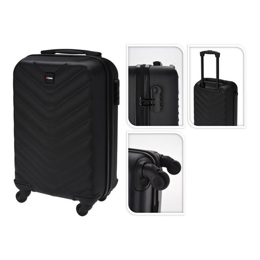 Koffer für die Kabine PR World Mit Rädern 45 cm Schwarz 33 x 20 x 53 cm
