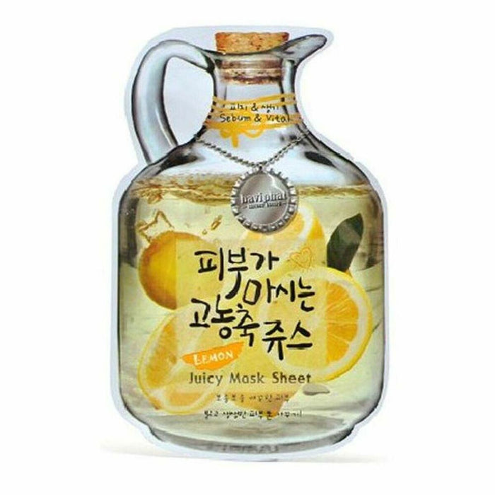 Feuchtigkeitsspendend Gesichtsmaske Lemon Juicy Sugu Beauty