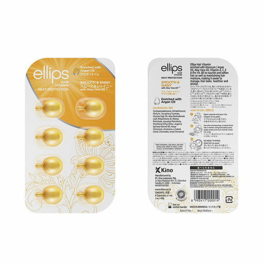 Vitamine Ellips Smooth Shiny Tabletten Mit Thermoschutz Arganöl