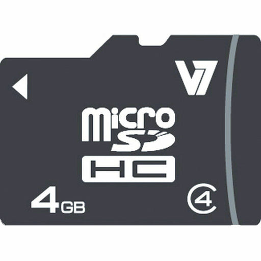 Micro SD-Karte V7 VAMSDH4GCL4R-2E 4GB 4 GB