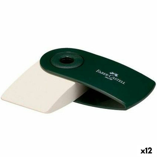 Radiergummi Faber-Castell Sleeve Mini Hülle grün (12 Stück)
