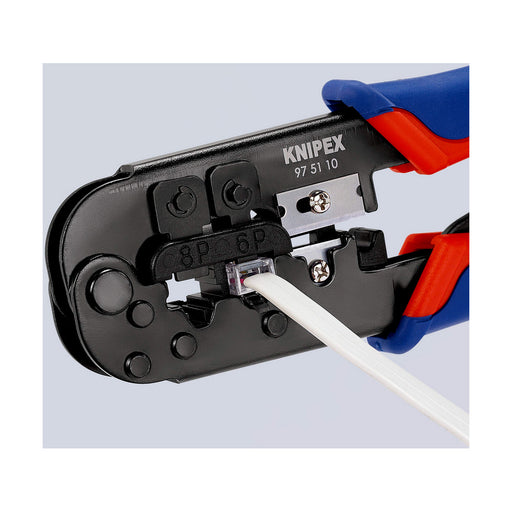 Crimpzange Knipex Kabel und Steckverbinder 70 x 18 x 190 mm