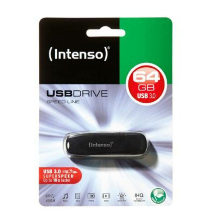USB Pendrive INTENSO 3533490 USB 3.0 64 GB Schwarz 64 GB