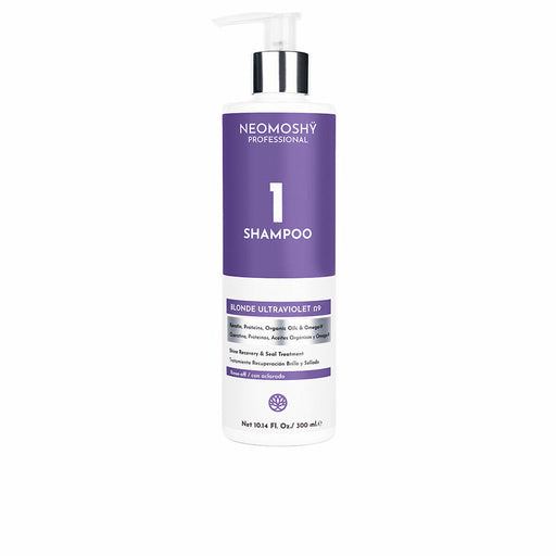 Shampoo zur Farbneutralisierung Neomoshy Blonde Ultraviolet Ω9 (300 ml)