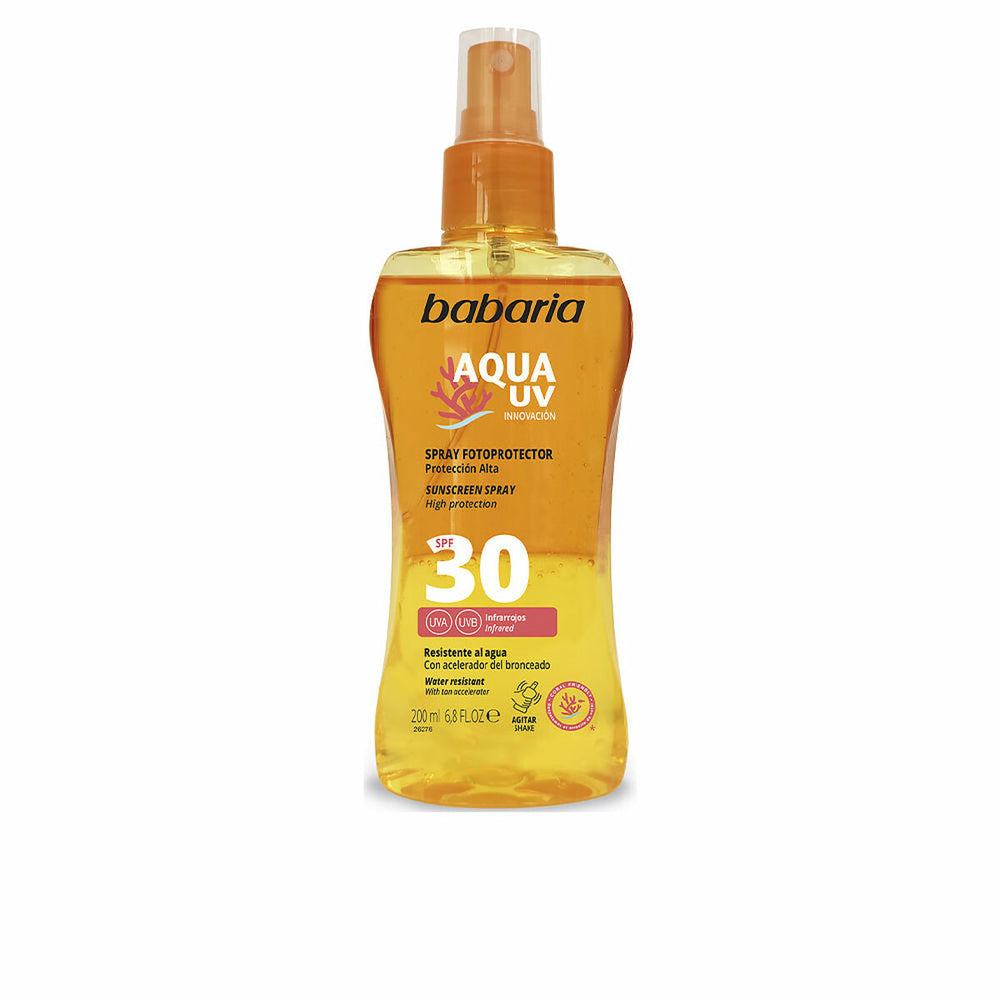 Körper-Sonnenschutzspray Babaria Solar Aqua UV SPF 30 (200 ml)