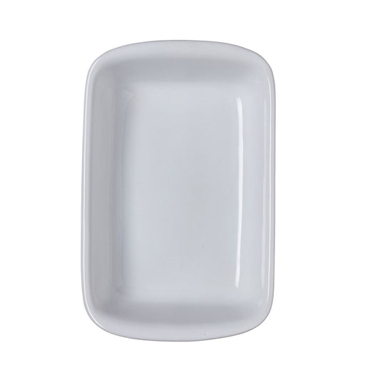 Ofenschüssel Pyrex Supreme Weiß aus Keramik Gehärtetes Glas rechteckig 30,2 x 20 x 7,4 cm (6 Stück)