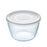 Runde Lunchbox mit Deckel Pyrex Cook & Freeze 1,6 L 17 x 17 x 12 cm Durchsichtig Silikon Glas (4 Stück)