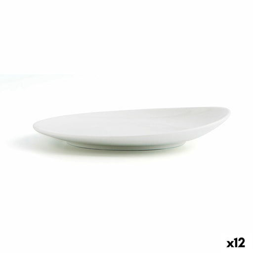 Flacher Teller Ariane Vital Coupe Weiß aus Keramik Ø 18 cm (12 Stück)