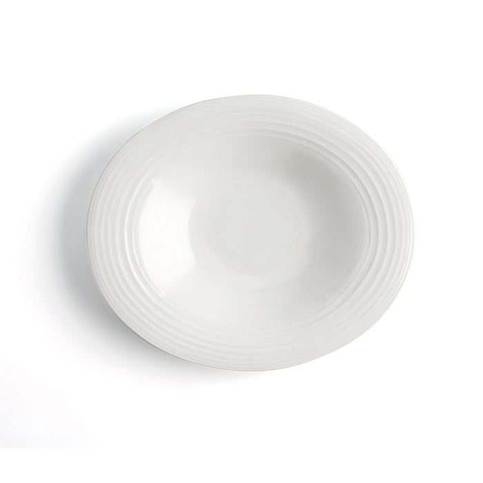 Suppenteller Ariane A'bordo aus Keramik Weiß (Ø 29 cm) (6 Stück)