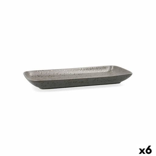 Kochschüssel Ariane Oxide aus Keramik Grau (28 x 14 cm) (6 Stück)
