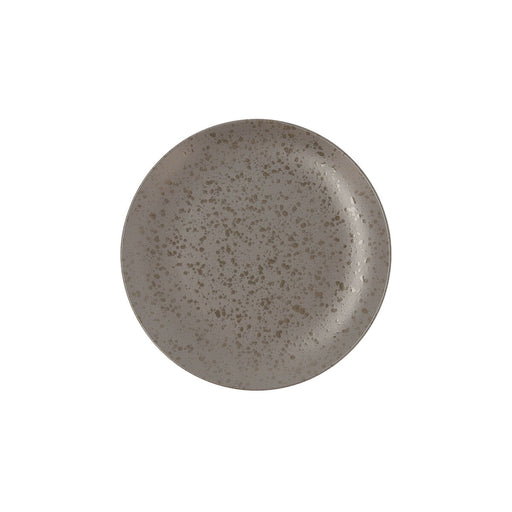 Flacher Teller Ariane Oxide Grau aus Keramik Ø 21 cm (12 Stück)