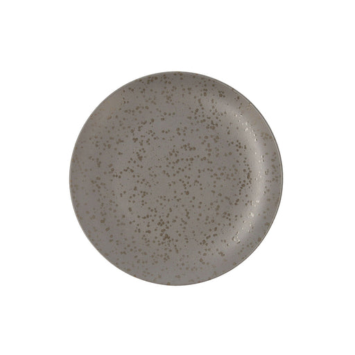Flacher Teller Ariane Oxide Grau aus Keramik Ø 24 cm (6 Stück)
