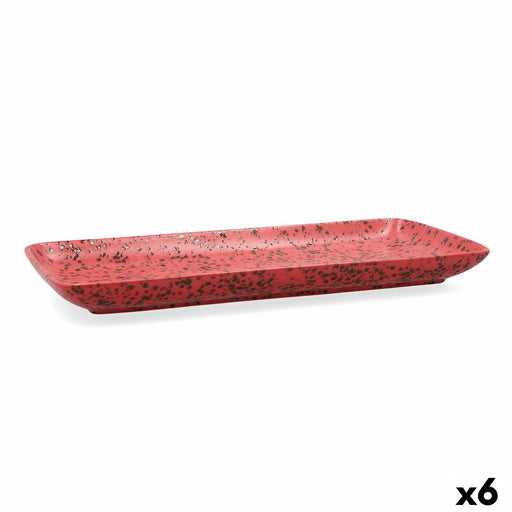 Kochschüssel Ariane Oxide aus Keramik Rot (36 x 16,5  cm) (6 Stück)