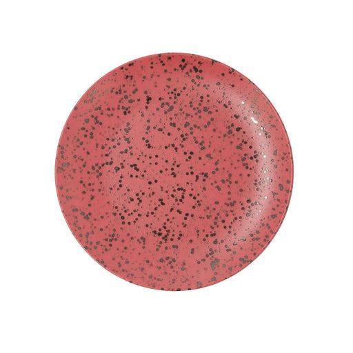 Flacher Teller Ariane Oxide Rot aus Keramik Ø 27 cm (6 Stück)