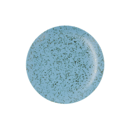 Flacher Teller Ariane Oxide Blau aus Keramik Ø 24 cm (6 Stück)
