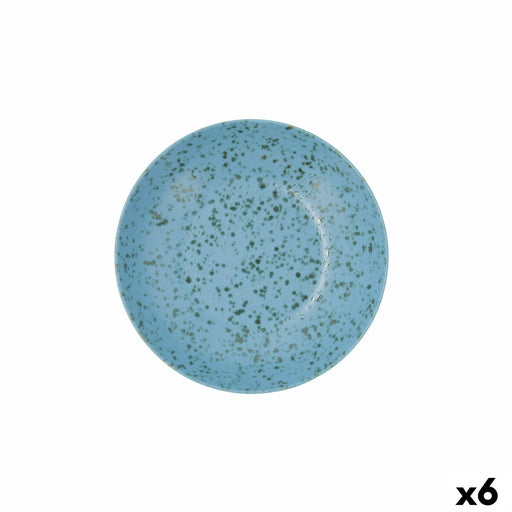 Suppenteller Ariane Oxide aus Keramik Blau (Ø 21 cm) (6 Stück)