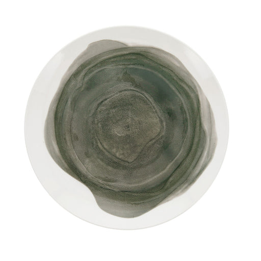 Flad plade Bidasoa Etherea aus Keramik grün (ø 26,5 cm) (12 Stück)
