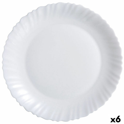 Kochschüssel Luminarc Feston Weiß Glas (Ø 30 cm) (6 Stück)