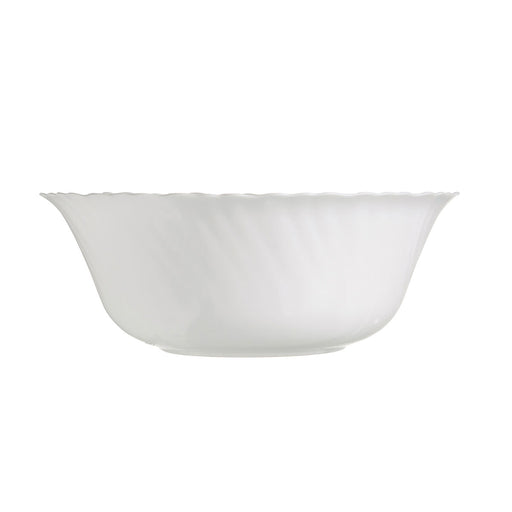 Salatschüssel Luminarc Feston Weiß Glas (25 cm) (6 Stück)