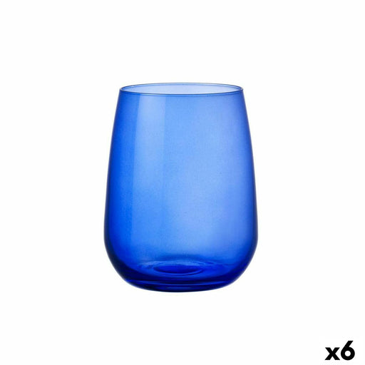 Trinkglas Bormioli Rocco Restaurant Cobalto Blau Glas 430 ml (6 Stück)