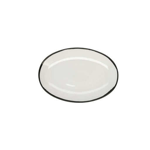 Tablett für Snacks Ariane Vital Filo aus Keramik Weiß Ø 26 cm (12 Stück)
