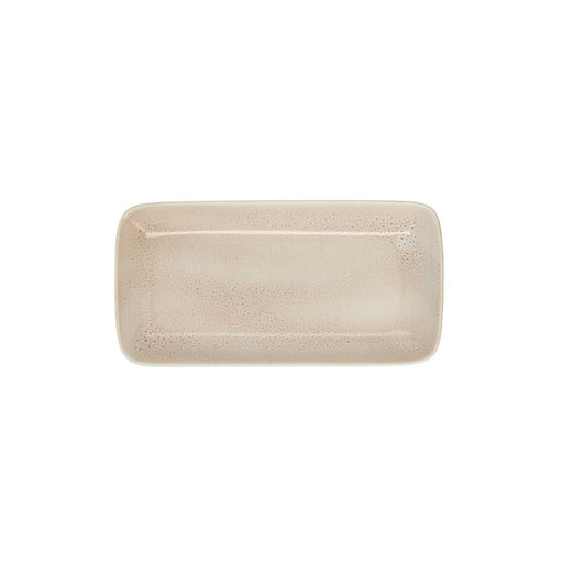 Tablett für Snacks Ariane Porous 28 x 14 cm aus Keramik Beige (6 Stück)