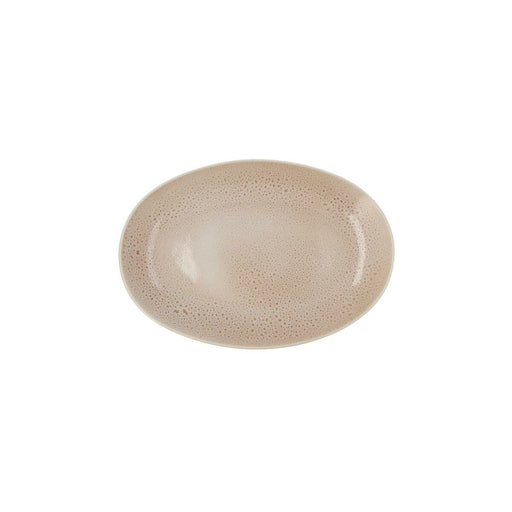 Tablett für Snacks Ariane Porous aus Keramik Beige Ø 26 cm (12 Stück)