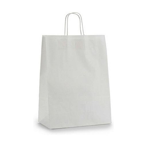 Papiertaschen Weiß (32 X 12 X 50 cm) (25 Stück)