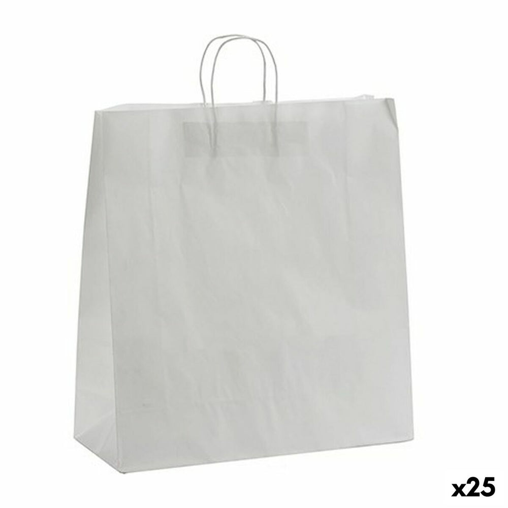 Papiertaschen 46 x 16 x 59 cm Weiß (25 Stück)