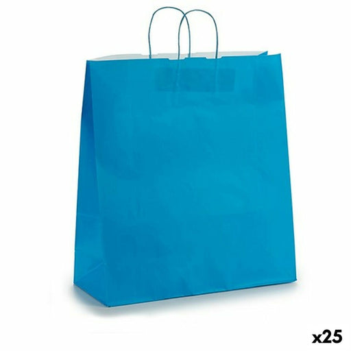 Papiertaschen Blau 16 x 57,5 x 46 cm (25 Stück)