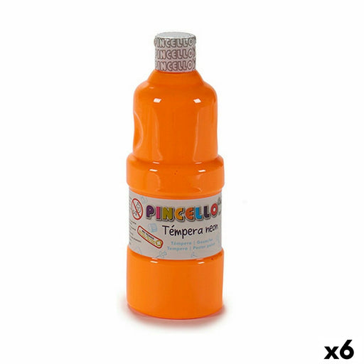 Tempera Neon Orange 400 ml (6 Stück)