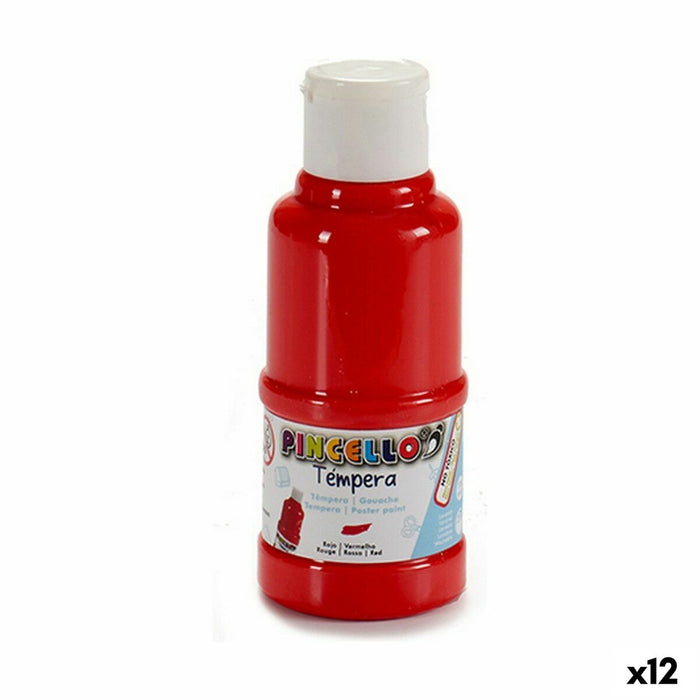 Tempera Rot (120 ml) (12 Stück)