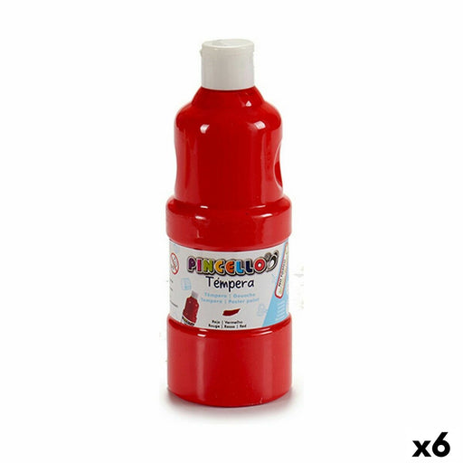 Tempera Rot 400 ml (6 Stück)