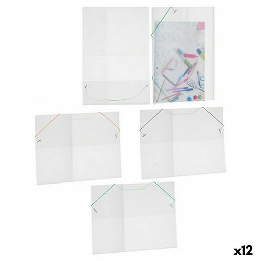 Portfoliomappe Durchsichtig (1 x 26 x 35,5 cm) (12 Stück)