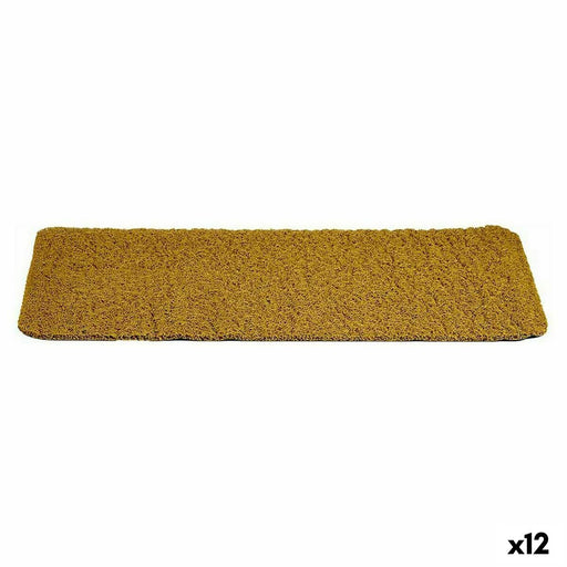 Fußmatte Braun Polyester PVC (70 x 40 cm) (12 Stück)