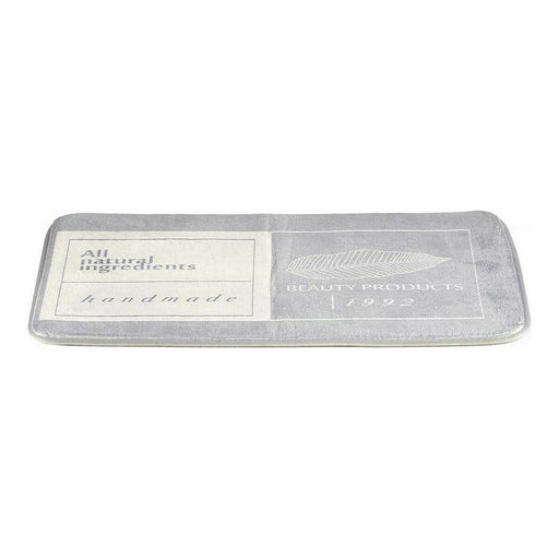 Badematte Beauty Products Grau Weiß (40 x 1,5 x 60 cm) (12 Stück)