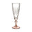 Champagnerglas Kristall Braun 6 Stück (170 ml)
