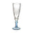 Champagnerglas Exotic Kristall Blau 6 Stück (170 ml)