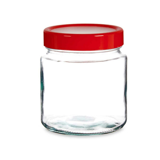 Gefäß Rot Durchsichtig Glas Polypropylen (1 L) (12 Stück)
