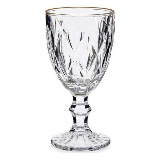 Weinglas Gold Durchsichtig Glas (330 ml) (6 Stück)