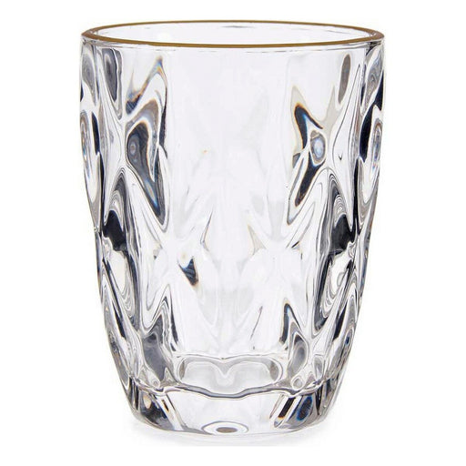 Trinkglas Durchsichtig Gold Glas 270 ml (6 Stück)