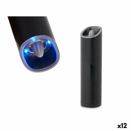 Elektromühle LED Leicht aus Keramik Schwarz Stahl ABS AS (5,2 x 20,3 x 5,2 cm)