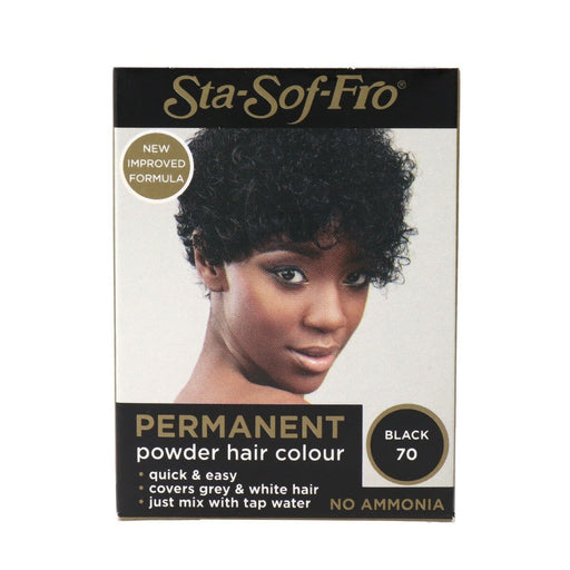 Dauerfärbung Sta Soft Fro Powder Hair Color Black (8 g)